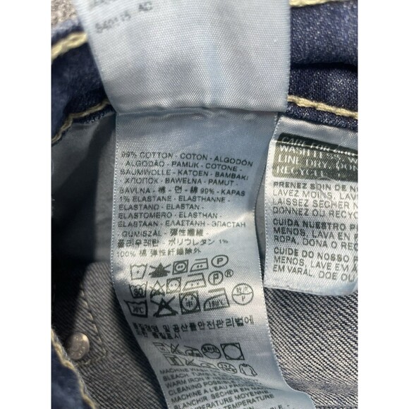 Levi’s Jeans 524 Too Superlow Women’s 13L Tall (35x33) Blue Retro Dark Wash - Picture 6 of 11